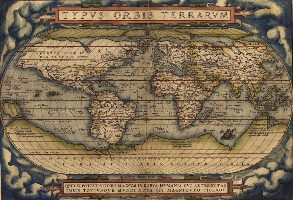 Ortelius wereldkaart